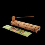 Incense Burner - Bamboo Holder and Storage -  - Mystic Journey Path