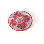 Prabhuji Incense Burner - Soapstone Plate Root Chakra Muladhara 3" - Mystic Journey Path