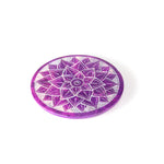 Prabhuji Incense Burner - Soapstone Plate Crown Chakra Sahasrara 3" - Mystic Journey Path