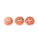 Prabhuji Incense Burner - Soapstone Pebble Sacral Chakra Svadhishtana 2.5" - Mystic Journey Path