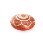 Prabhuji Incense Burner - Soapstone Pebble Sacral Chakra Svadhishtana 2.5" - Mystic Journey Path