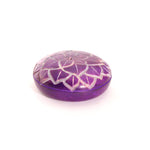 Prabhuji Incense Burner - Soapstone Pebble Crown Chakra Sahasrara 2.5" - Mystic Journey Path