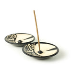 701-80 - Incense Burner - Peruvian Ceramic Incense Burner for Stick Incense - 4.75" Prabhuji's Gifts wholesale and retail - Mystic Journey Path