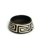 701-81 - Incense Burner - Peruvian Ceramic Incense Burner for Stick and Cone Incense - 4.5" - Prabhuji's Gifts wholesale and retail  - Mystic Journey Path