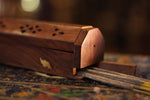 Prabhuji Incense Burner - Wooden Box with Storage - Elephant - Mystic Journey Path