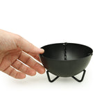 Prabhuji Burner - Hanging Black Cauldron Large - Mystic Journey Path