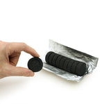 Prabhuji Three Kings Charcoal Box - 10 Rolls (10 Briquets Each) - Mystic Journey Path