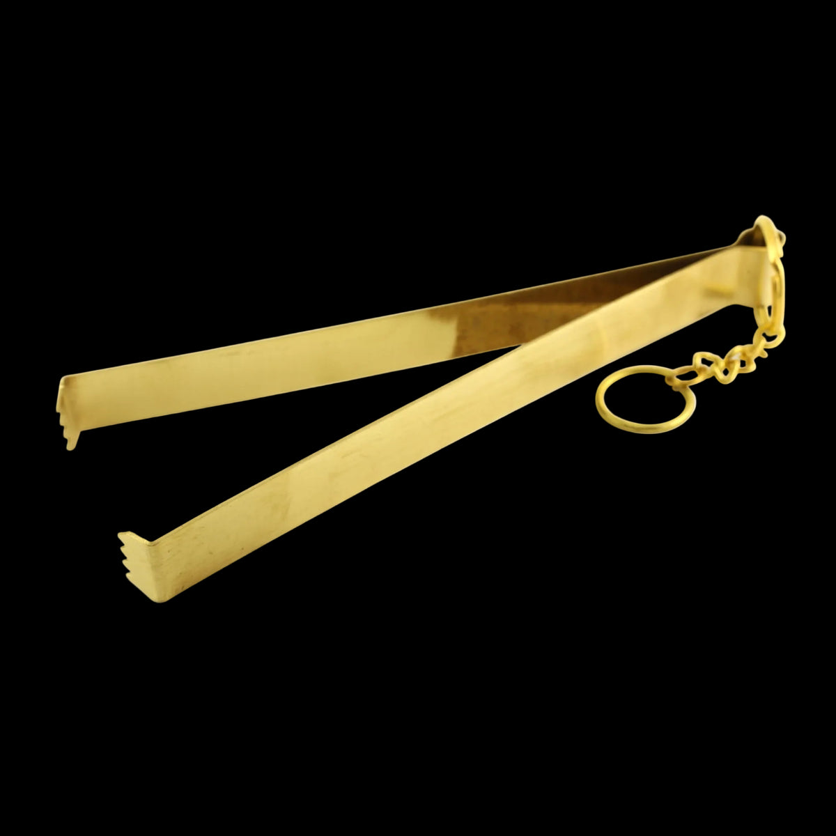 Prabhuji Brass Charcoal Tongs 7.5"- Mystic Journey Path