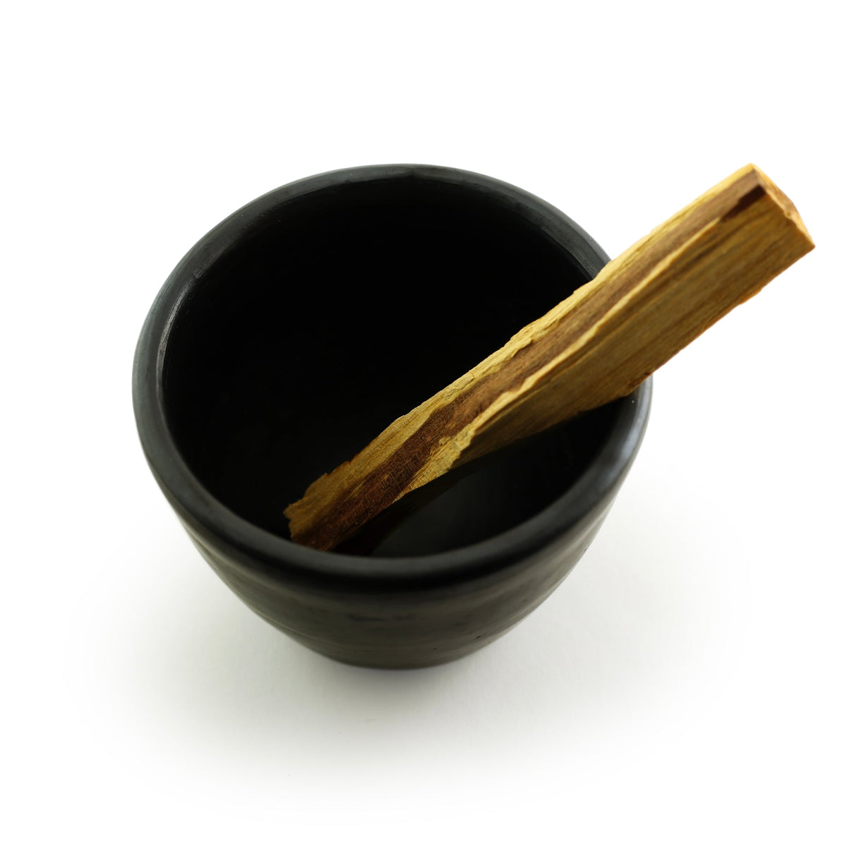 Prabhuji Incense Burner - Hand-made La Chamba Clay Smudging Bowl - Large H2.75in x D4in  - Mystic Journey Path