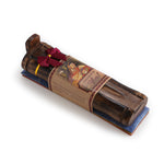 Prabhuji Incense Gift Set - Bamboo Burner + 3 Meditation Incense Stick & Greeting - Thinking of you -Mystic Journey Path