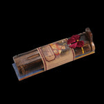 Prabhuji Incense Gift Set - Bamboo Burner + 3 Meditation Incense Stick & Greeting - Thinking of you -Mystic Journey Path