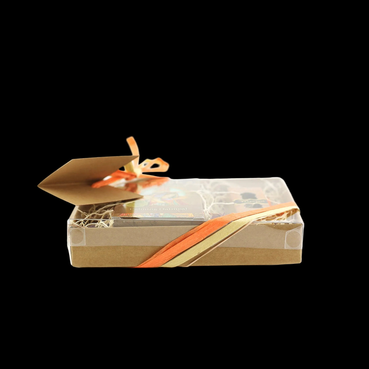 Gift Set - Saucha Bar Soap 'Calming Oatmeal' and Attar Perfume Oil 'Manjari' - with Greeting 'Your kindness is appreciated' - Mystic Journey Path