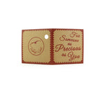 Gift Set - Saucha Bar Soap 'Uplifting Tulsi' and Attar Perfume Oil 'Padma' - with Greeting 'For someone as precious as you'  - Mystic Journey Path