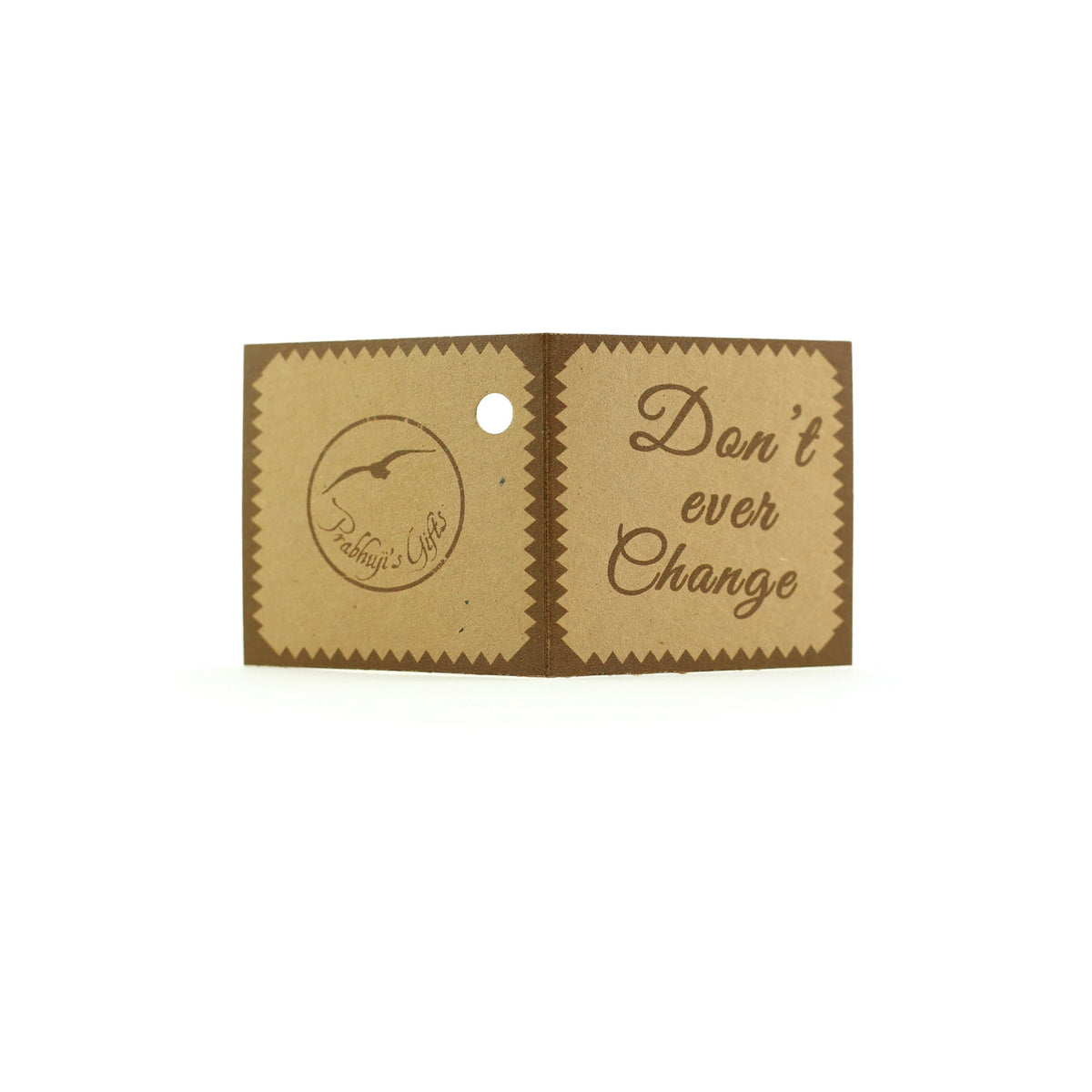 Gift Set - Saucha Bar Soap 'Energizing Cocoa' and Attar Perfume Oil 'Prema' - with Greeting 'Don't ever change' -Mystic Journey Path