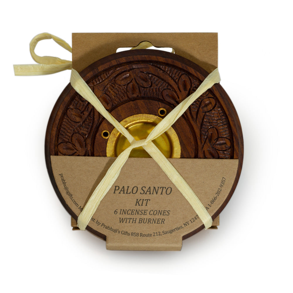 Kit - Palo Santo Copal Cones with Burner - Wholesale and Retail Prabhuji's Gifts    - Mystic Journey Path