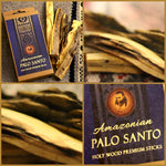 Palo Santo Raw Incense Wood - Premium Amazonian - 5 Sticks - Wholesale and Retail Prabhuji's Gifts   - Mystic journey Path