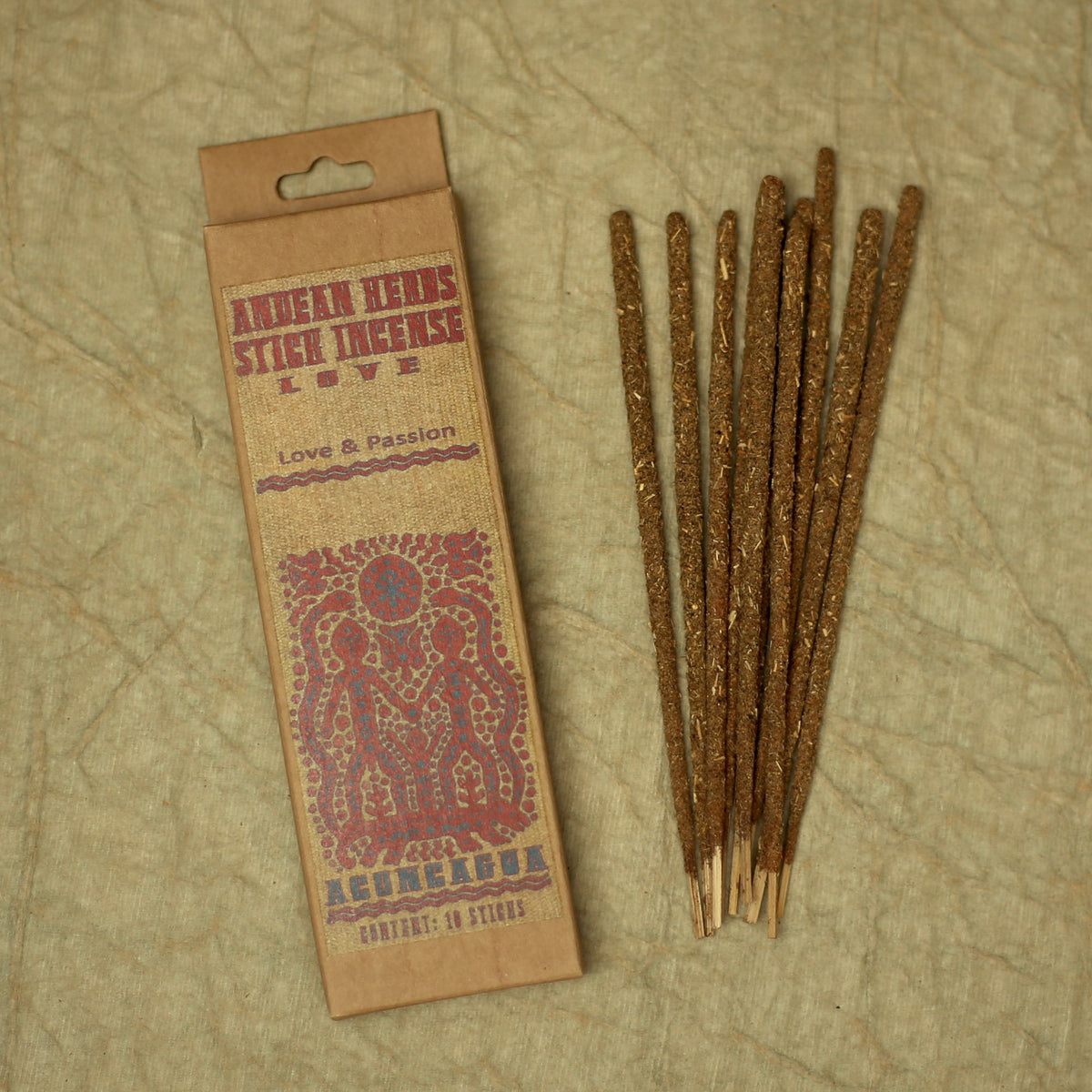Smudging Incense - Love - Andean Herbs Incense Sticks - Love & Passion - Wholesale and Retail Prabhuji's Gifts  - Mystic journey Path