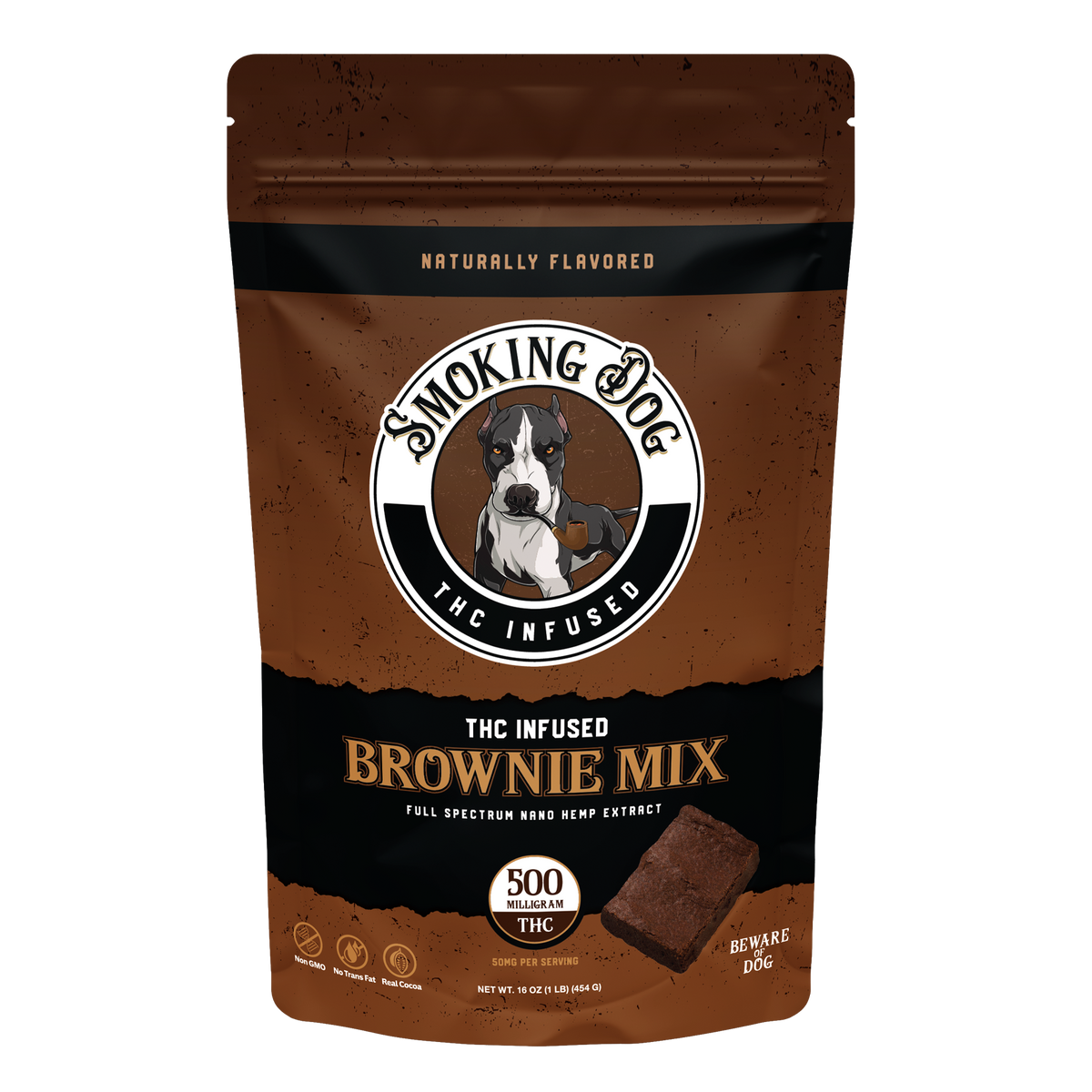 Smoking Dog THC Brownie Mix- Tree Spirit Wellness
