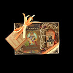 Gift Set - Saucha Bar Soap 'Calming Oatmeal' and Attar Perfume Oil 'Manjari' - with Greeting 'Your kindness is appreciated' - Mystic Journey Path