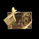 Gift Set - Saucha Bar Soap 'Energizing Cocoa' and Attar Perfume Oil 'Prema' - with Greeting 'Don't ever change' -Mystic Journey Path