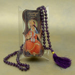 Prabhuji Prayer Mala Beads - Amethyst - 108 Prayer Beads  - Mystic Journey Path