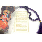 Prabhuji Prayer Mala Beads - Amethyst - 108 Prayer Beads  - Mystic Journey Path