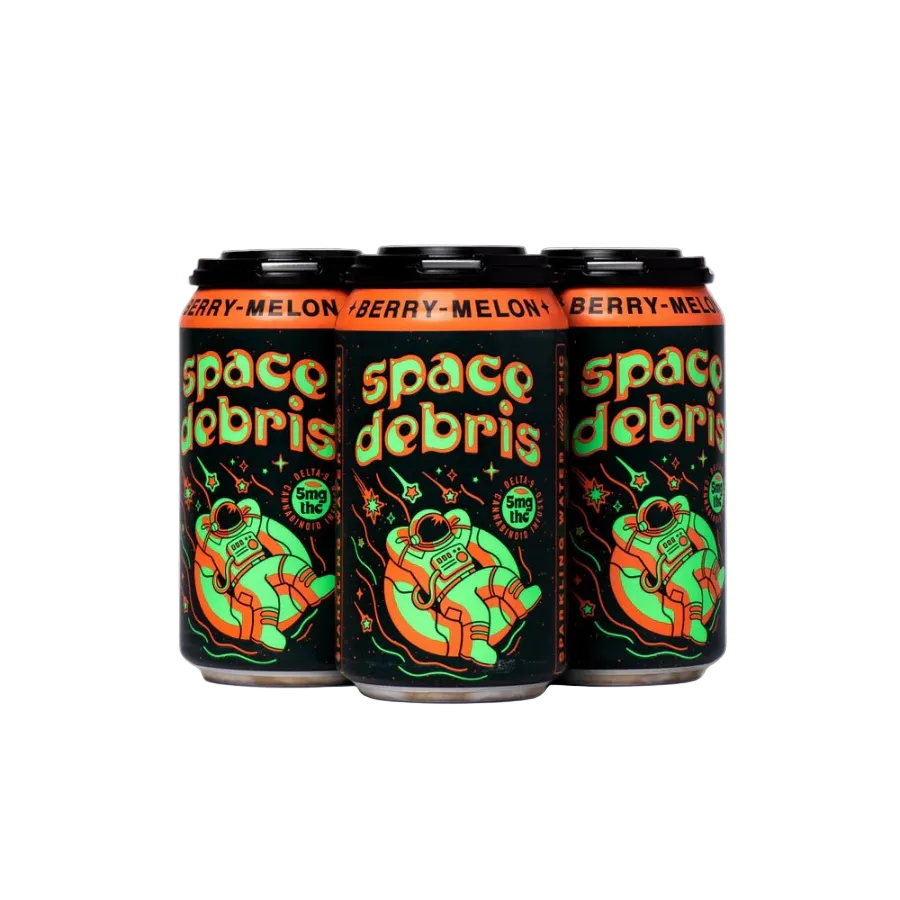 BakPak Space Debris 5mg THC Cannabis Infused Sparkling Water 4pk - Mystic Journey Path