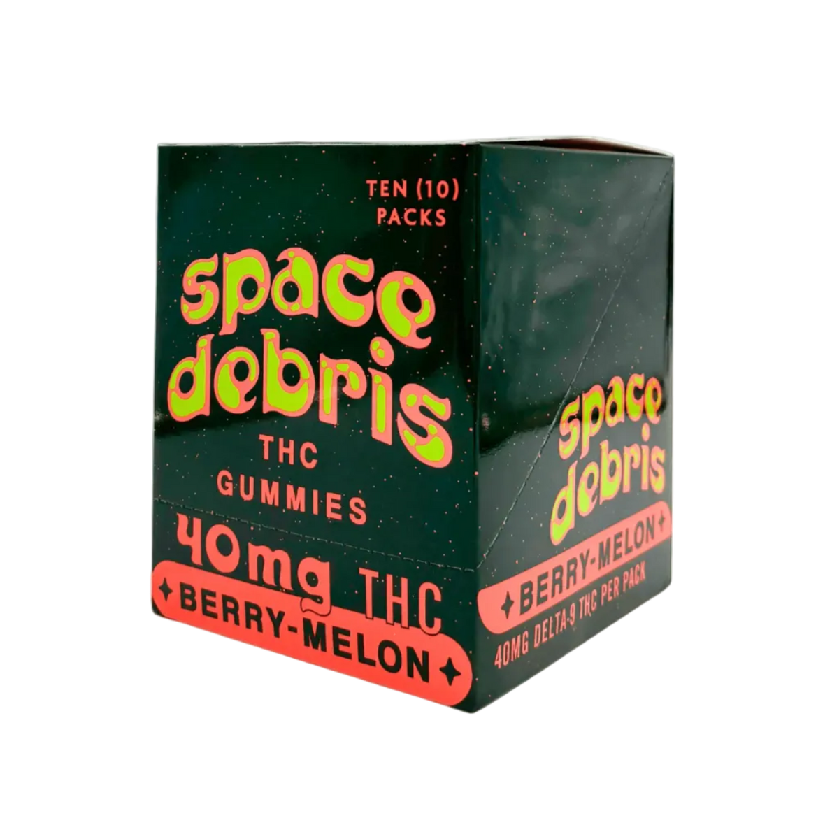 BakPak Space Debris Berry Melon 40mg D9 THC 8ct - Box of 10 - Mystic Journey Path