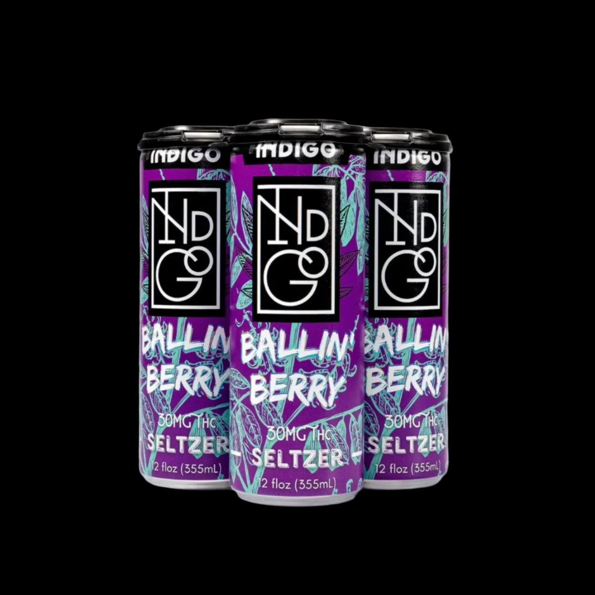 Ballin Berry 30mg D9 Seltzer - Pack of 4 - Mystic Journey Path