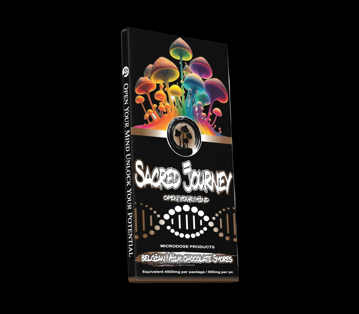 Belgian Milk Chocolate Bar – Smores (Box of 6) - Mystic Journey Path