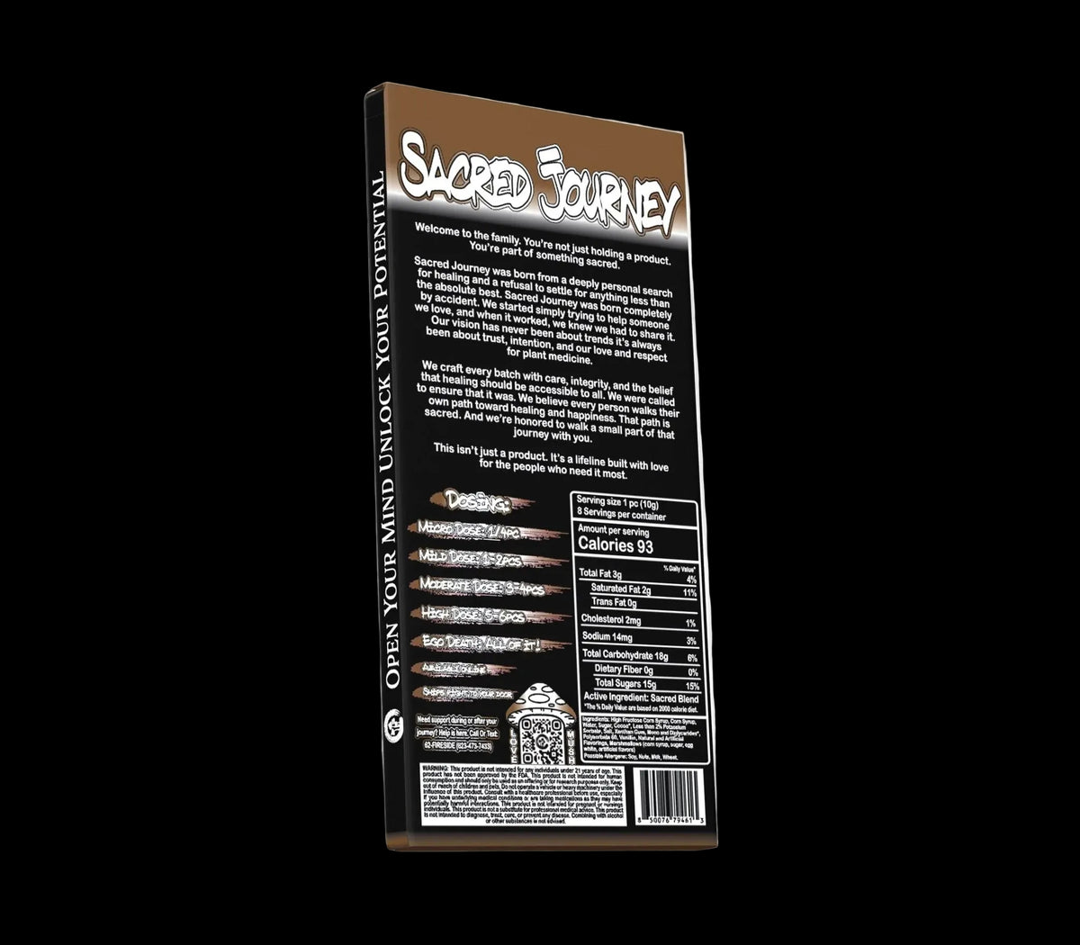 Belgian Milk Chocolate Bar – Smores (Box of 6) - Mystic Journey Path