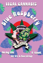 Blue Raspberry 5mg D9 8 count (Box of 10) - Tree Spirit Wellness