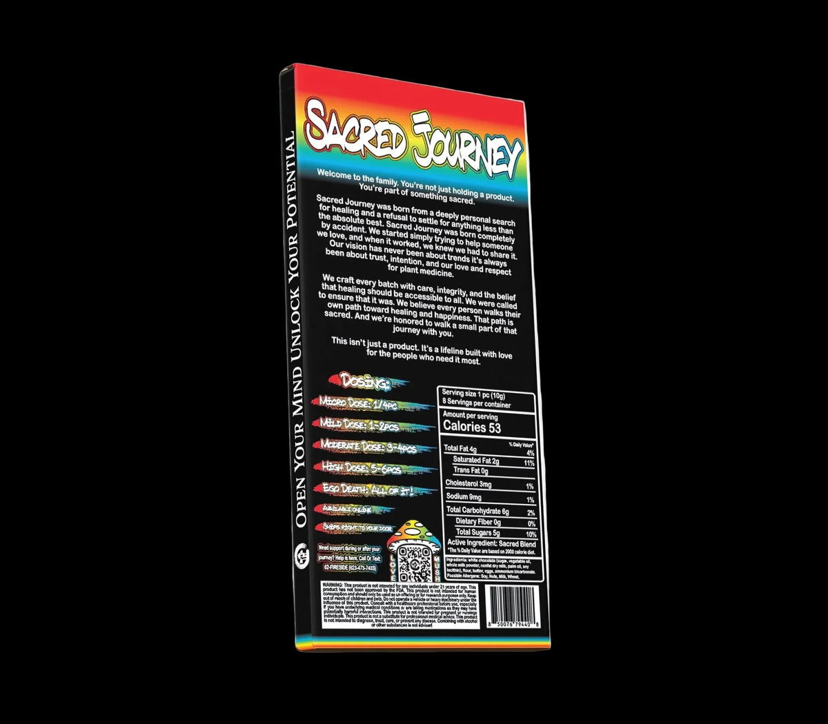 Chocolate Bar – Birthday Cake (Box of 6) - Mystic Journey Path