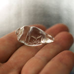 Prabhuji Spiritual Figurine - Miniature Conch Shell Shankha- Mystic Journey Path