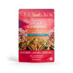 Delta 8 15mg+Delta 9 10mg - 20 Cherry Pineapple Gummies - Mystic Journey Path