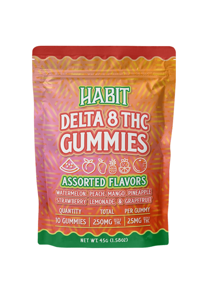 Delta 8 Gummies 25mg Assorted Flavors - 10 Gummies - Mystic Journey Path