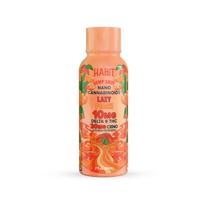 Delta 9 Hemp Shots – Lazy Peach (Case of 12) - Mystic Journey Path