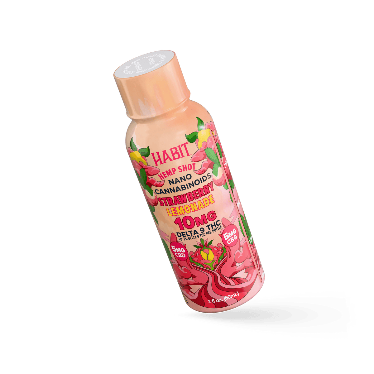 Delta 9 Hemp Shots – Strawberry Lemonade (Case of 12) - Mystic Journey Path