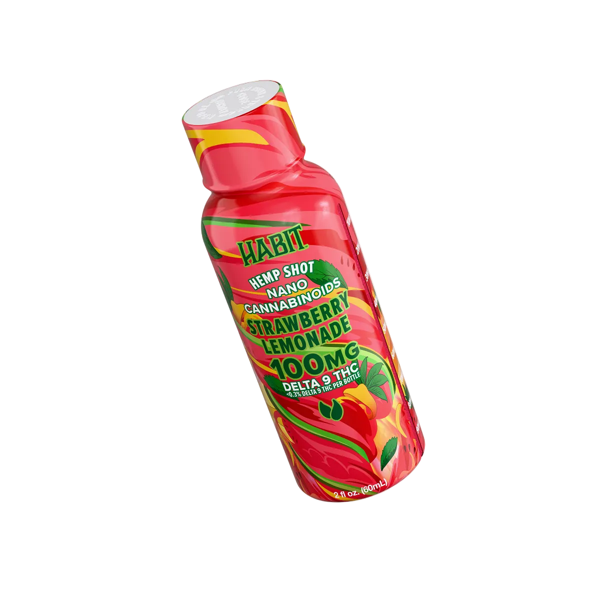 Delta 9 High Spectrum Hemp Shot – 100mg Strawberry Lemonade (Case of 12) - Mystic Journey Path