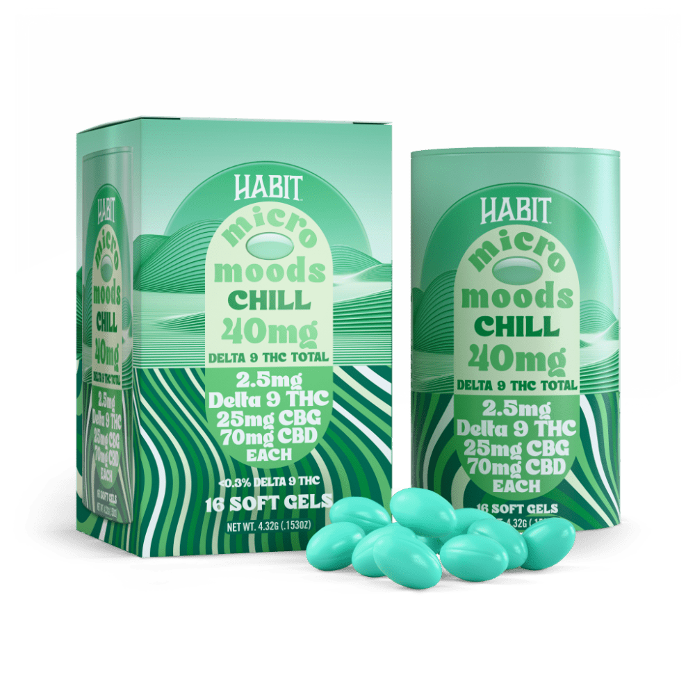 Delta 9 Micro Moods Soft Gel Tabs - Chill - 10pk display - Mystic Journey Path