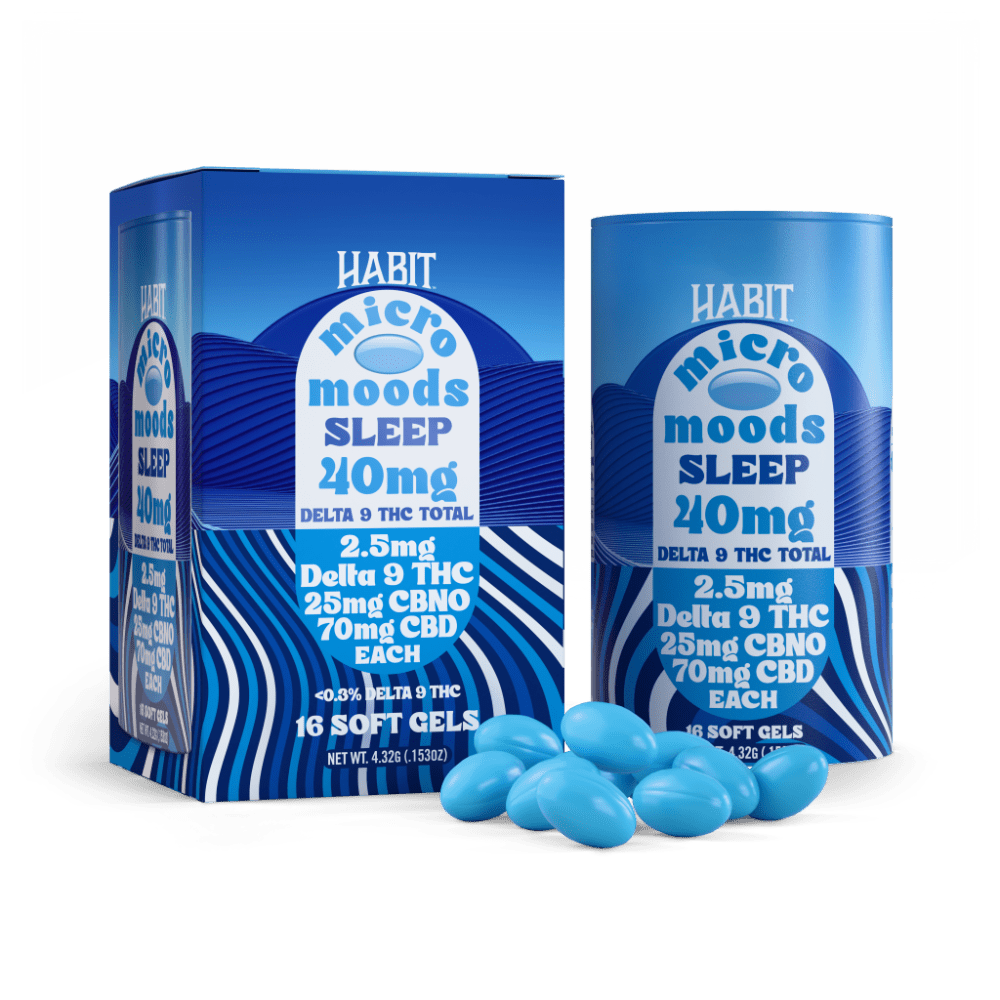Delta 9 Micro Moods Soft Gel Tabs - Sleep - 10pk display - Mystic Journey Path