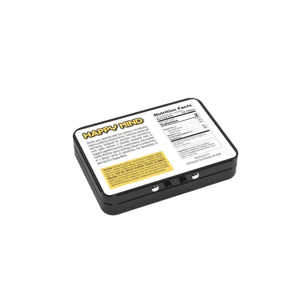 Happy Mind - 16 - ct Tin - Microdose - Box of 10 - Mystic Journey Path