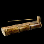 Incense Burner - Bamboo Holder and Storage -  - Mystic Journey Path