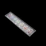 Incense Burner - Ornate Metal Seven Chakras - 10.75" - Mystic Journey Path