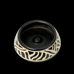 Incense Burner - Peruvian Ceramic Incense Burner for Stick and Cone Incense - Waves - 4.5" -  - Mystic Journey Path