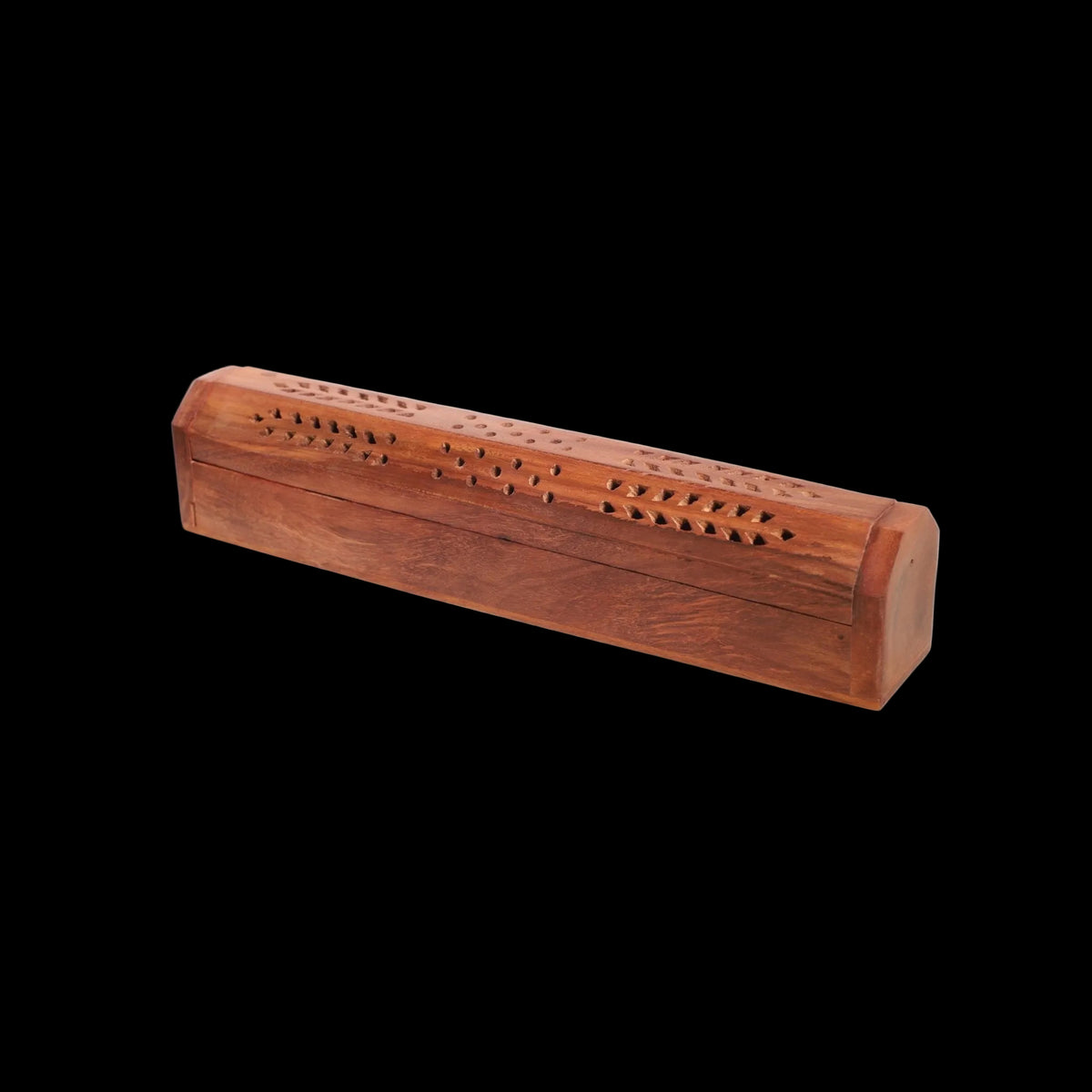 Incense Burner - Wooden Box with Storage - Plenty - Mystic Journey Path