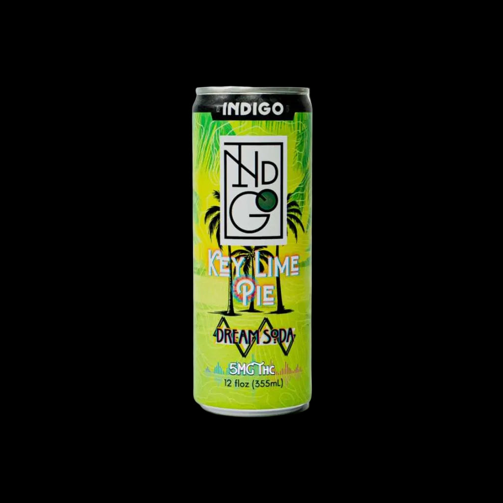 Indigo Key Lime 5MG THC Dream Soda - Case of 24 - Mystic Journey Path