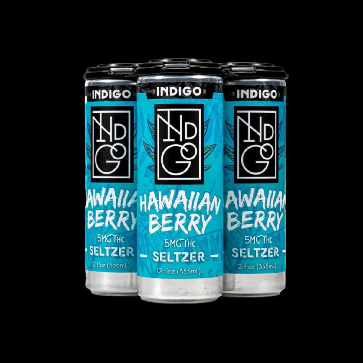 Indigo Seltzer Hawaiian Berry 5mg - Case of 24 - Mystic Journey Path