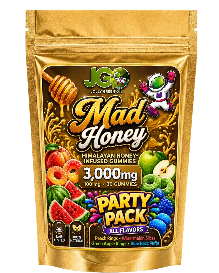 JGO Mad Honey Infused Gummies - Party Pack - 30ct - Mystic Journey Path
