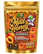 JGO Mad Honey Infused Gummies - Peach Rings - 30ct - Mystic Journey Path